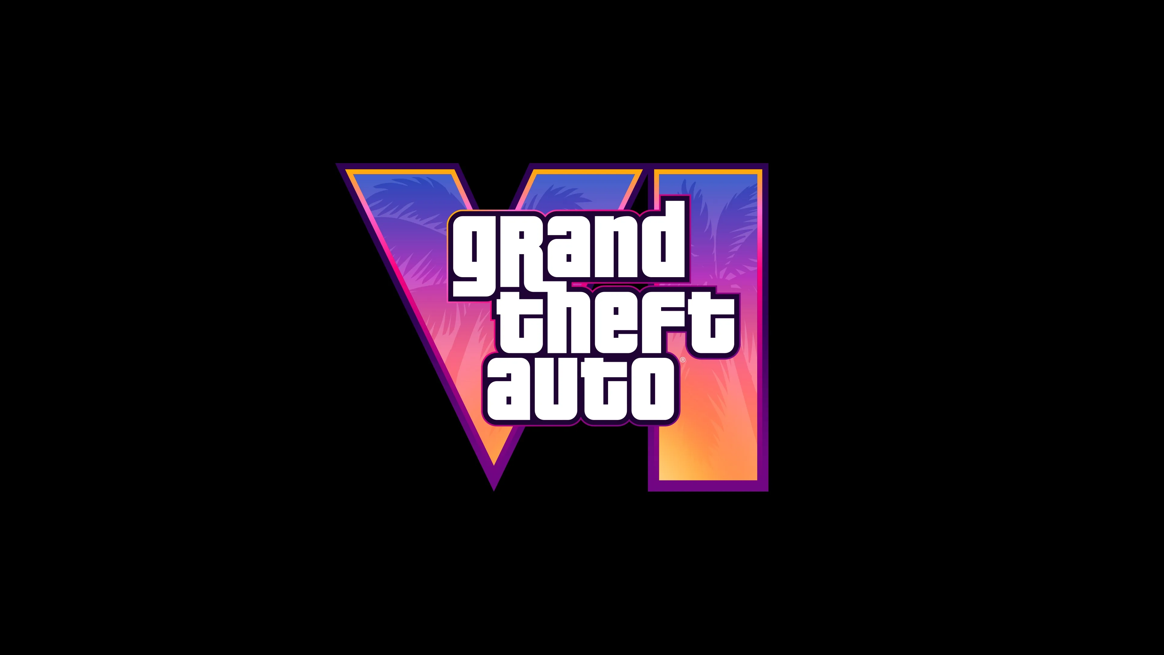 Pressbild från Rockstar Games för Grand Theft Auto VI med Vice City i bakgrunden