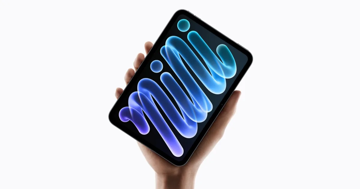 Apple iPad mini (A20 Pro) med OLED-skärm på 8,5 tum, pressbild från Apple