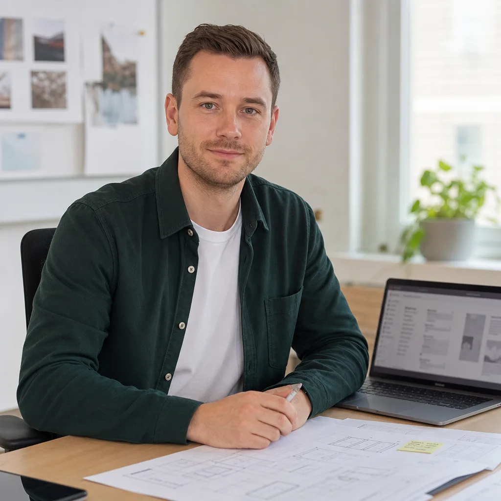 Porträtt av Anton Sjökvist, Innehållsansvarig på Produktinsikt.se