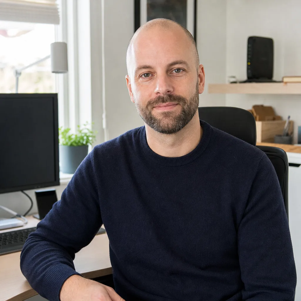 Porträtt av Patrik Löfgren, Expert inom datorer och nätverk på Produktinsikt.se