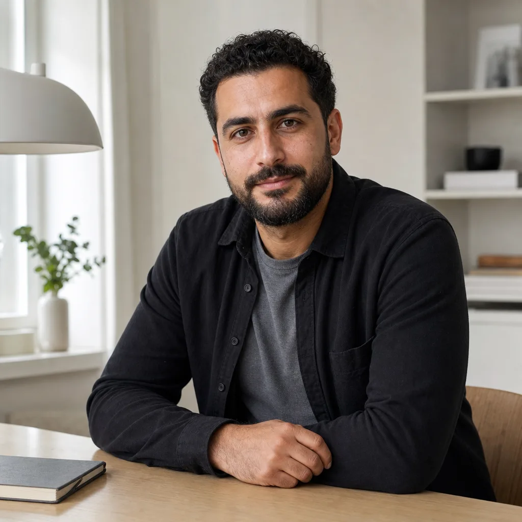 Porträtt av Sami Rahimi